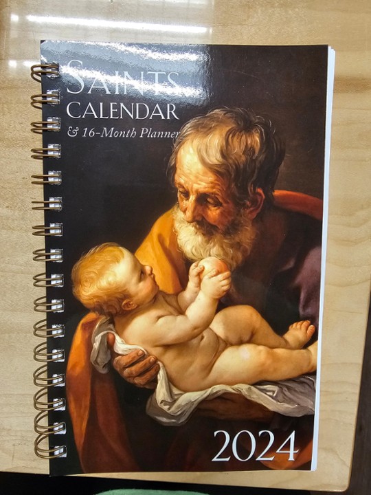 2024 Saints Calendar & Planner