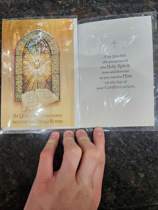 Holy Spirit Confirmation Card