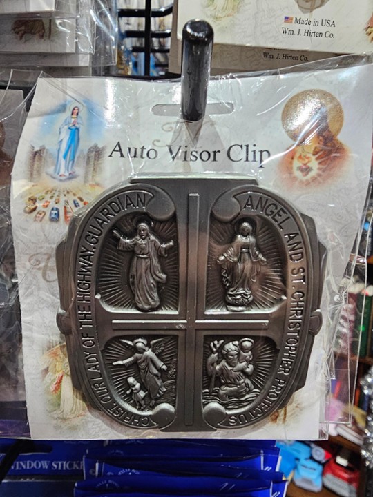 4 Way Visor Clip with Jesus