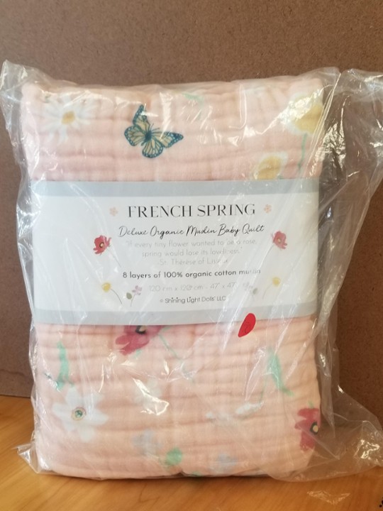 French Spring Baby Quilt