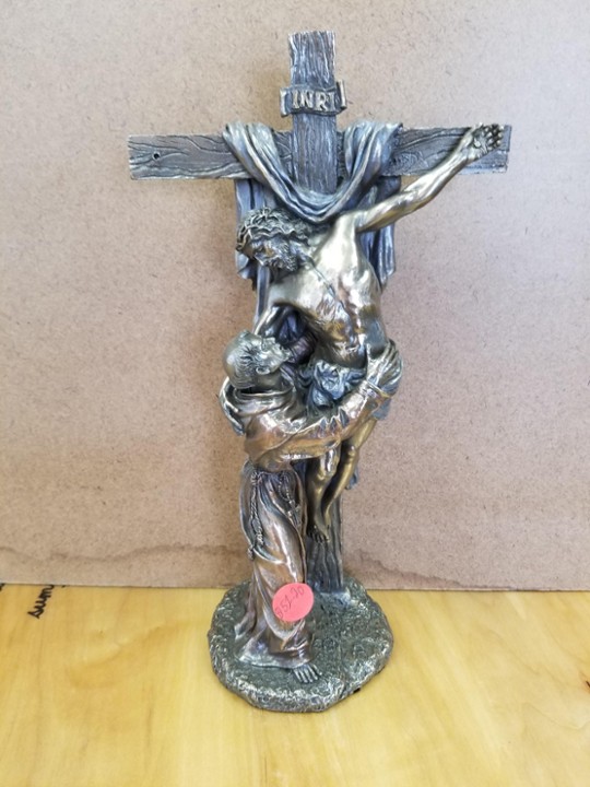 Christ with St. Francis Crucifixion, 11.5"