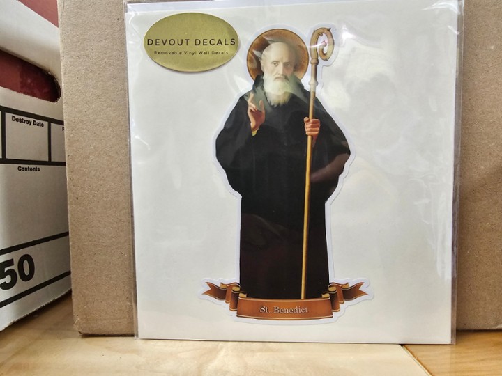 St. Benedict Vinyl with medal decals