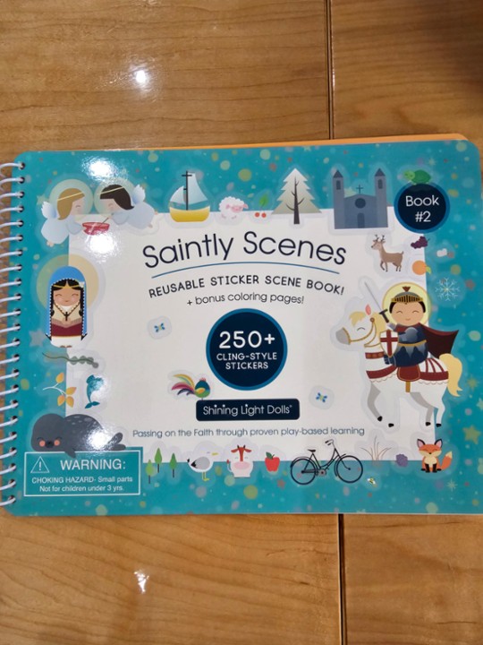 Saintly Scenes Reusable Sticker Book #2