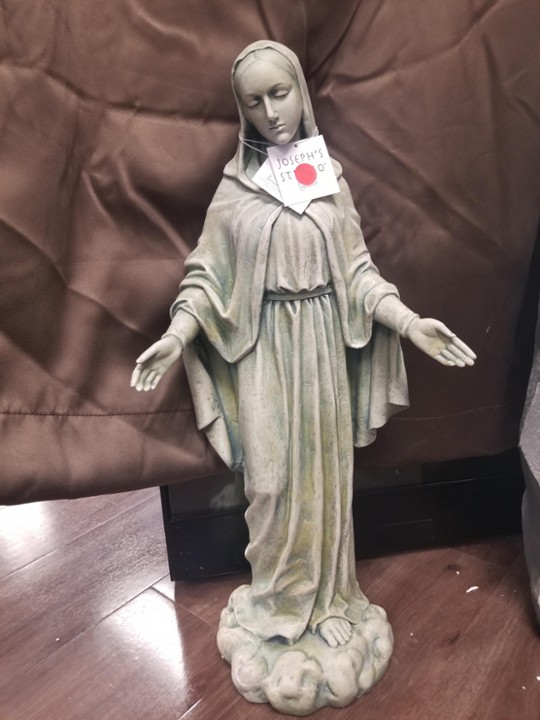 24" Our Lady of Grace (Grey/Green)