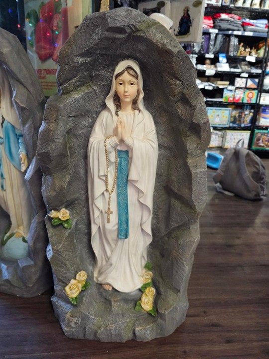 36" Our Lady of Lourdes with Grotto