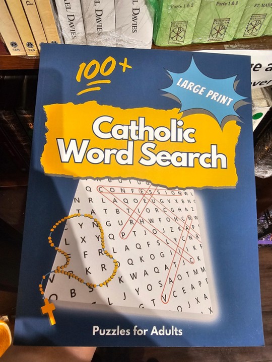 Catholic Word Search, Large Print