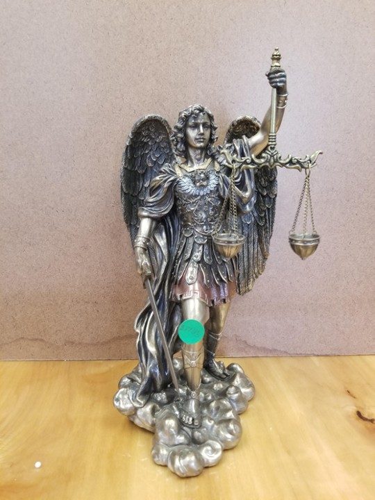 St. Michael Archangel, 11" Scales of Justice