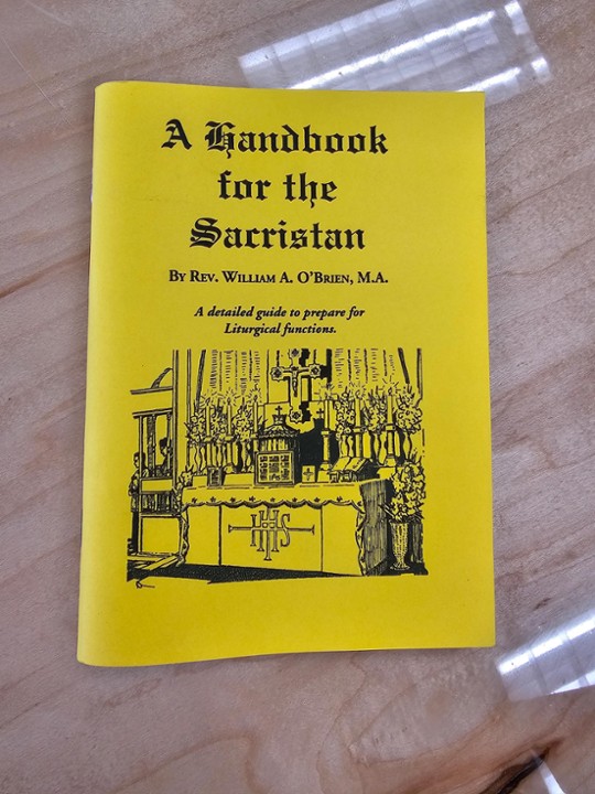 A Handbook for the Sacristan