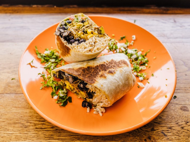 Mexi-tarian Burrito