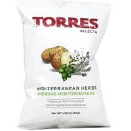 Torres Mediterranean Herb Potato Chips 50g 50gal