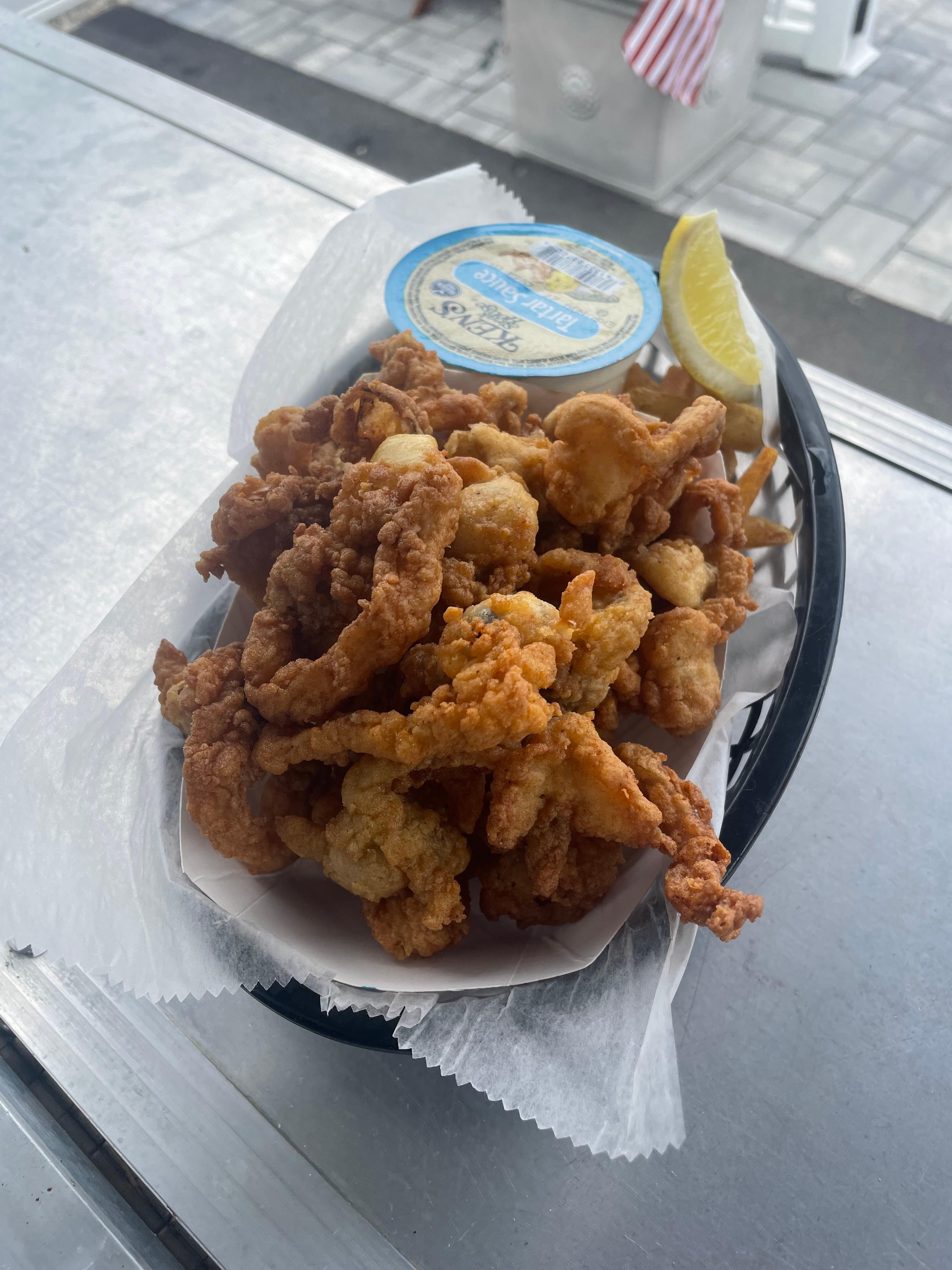 Local Fried Clam Plate
