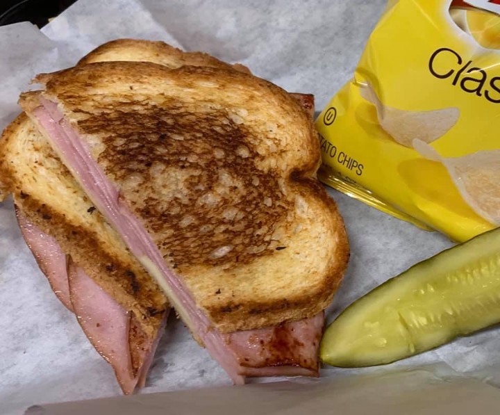 Grilled Ham & Cheese Sandwich