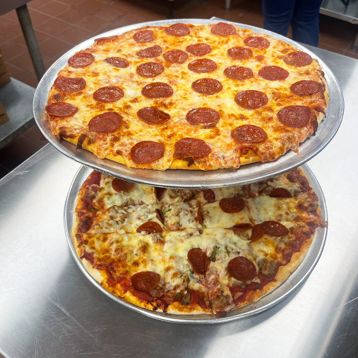 2 Large, 1 Topping Pizzas Special