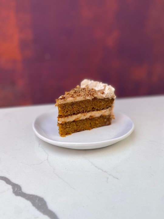 slice of carrot cake