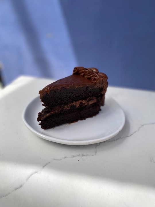 slice of chocolate cake