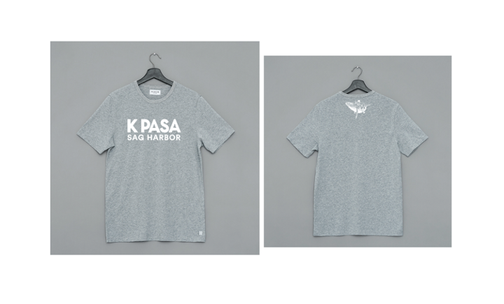 K PASA T-SHIRT Grey