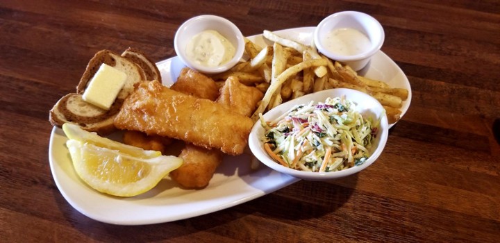 BEER BATTERED FRIED COD (Friday Only)