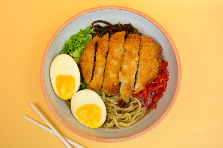 Breaded Pork Soy Sauce Ramen