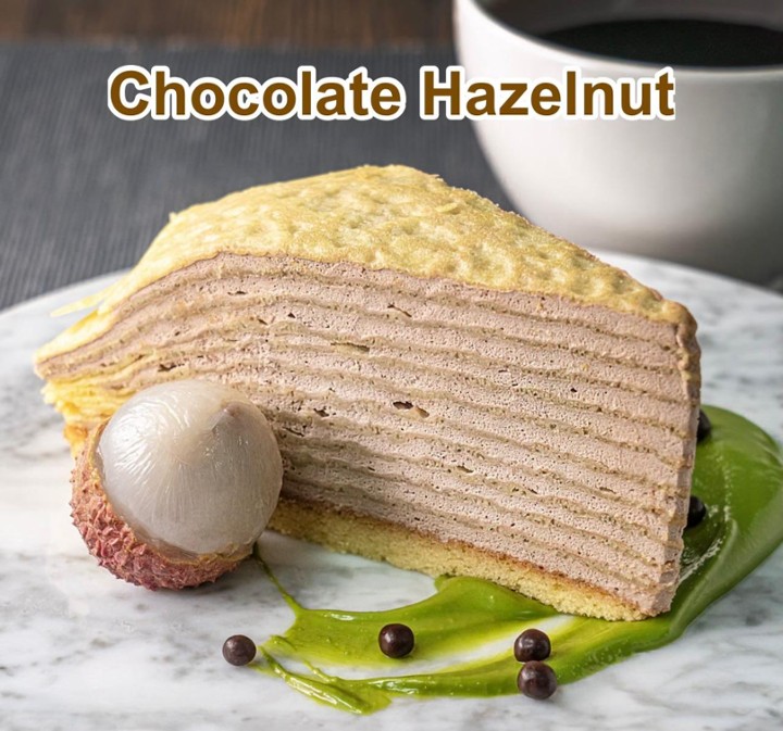 Chocolate Hazelnut Crepe Cake