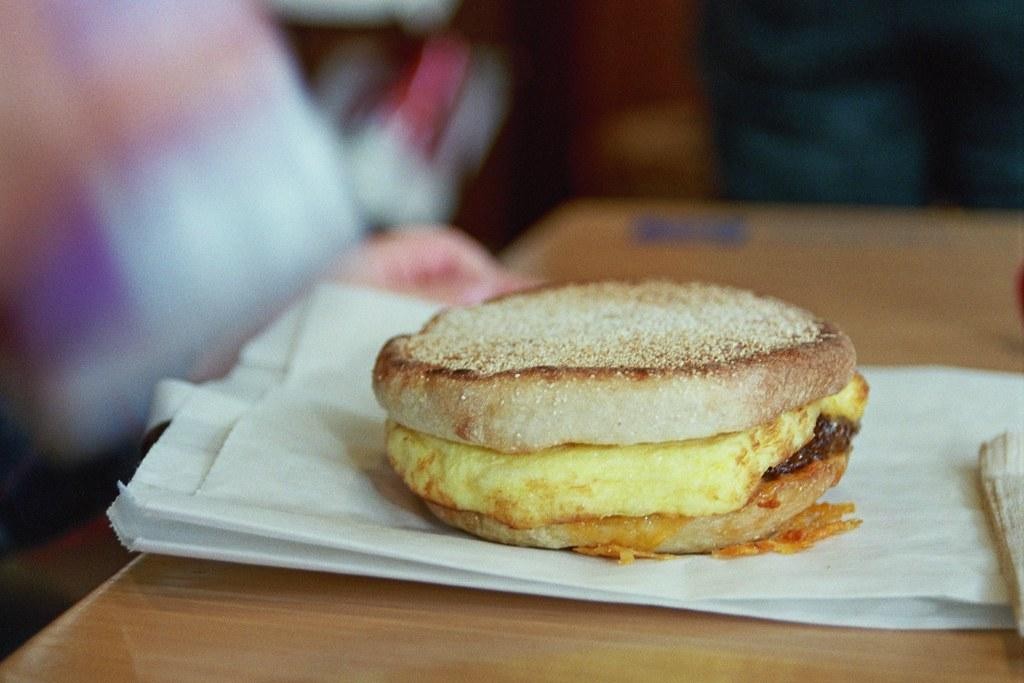 Egg and Cheese on English Muffin