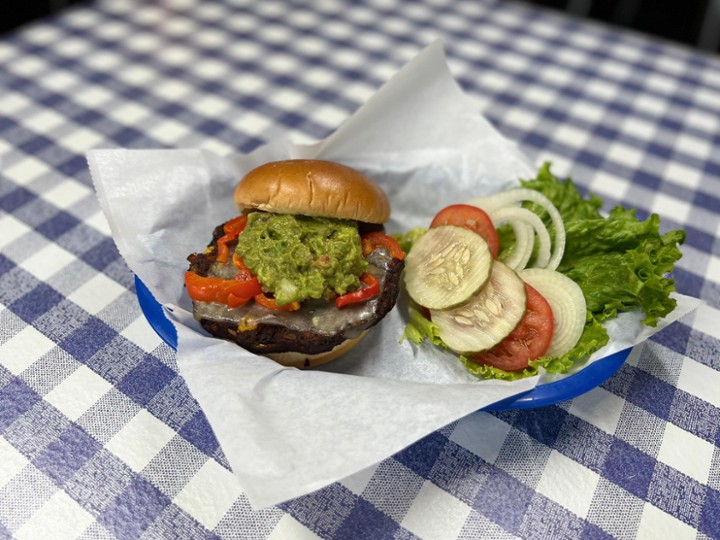 Guacamole Black Bean Burger