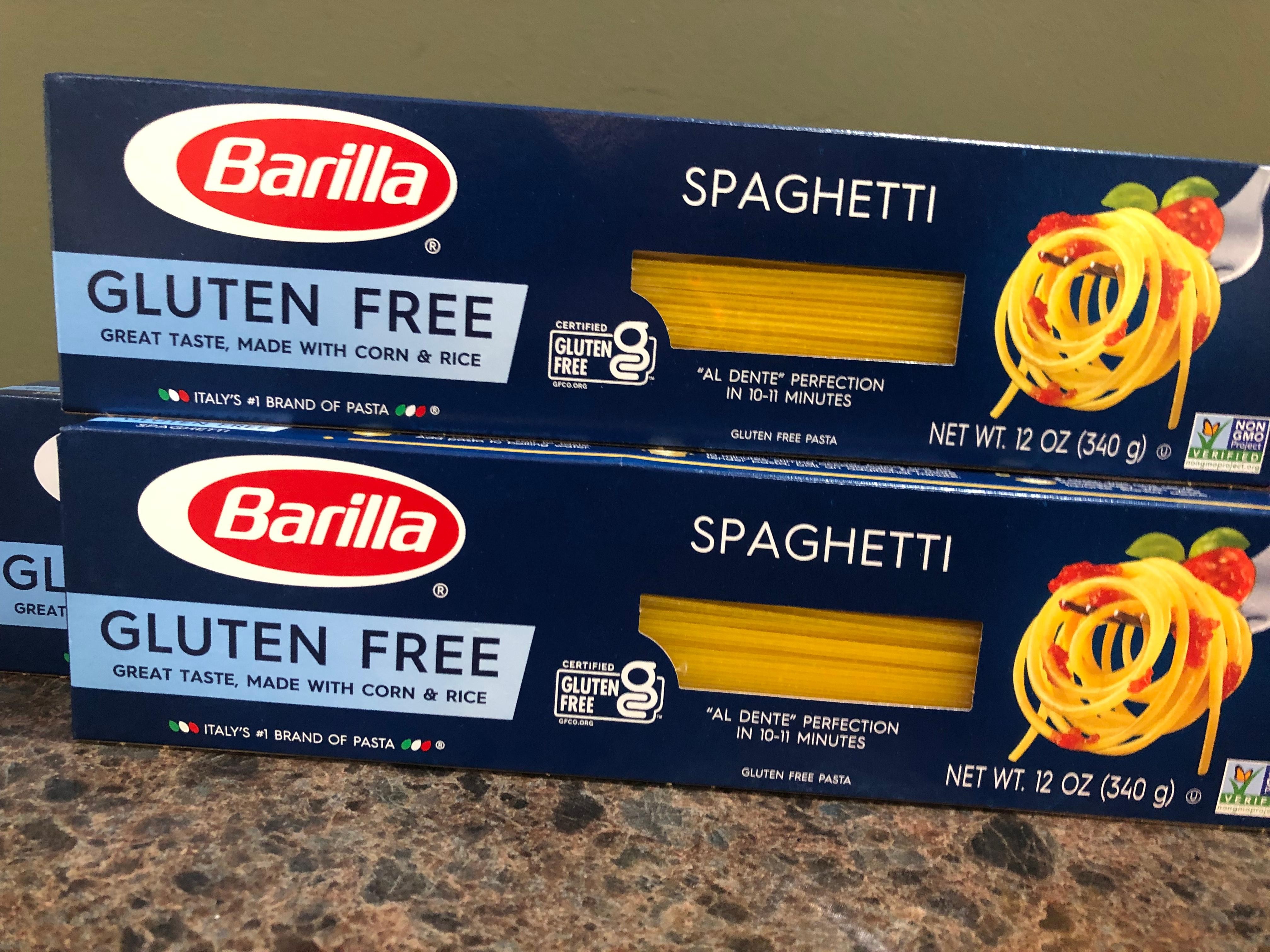 Dry Gluten Free Spaghetti