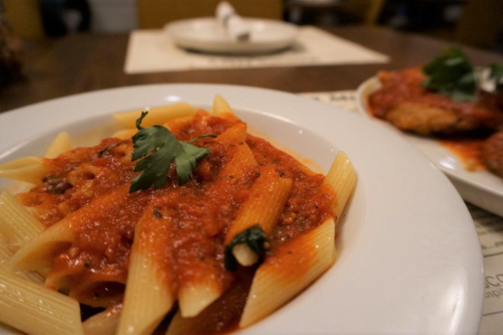 Pasta w/ Tradional Red Sauce