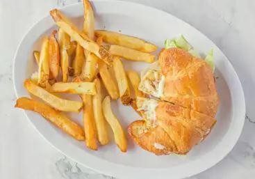 Croissant Chicken Sandwich w/Fries