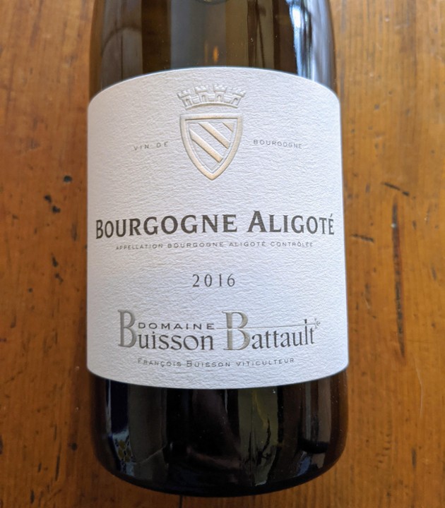 Bourgogne Aligoté, Domaine Buisson Battault 2016