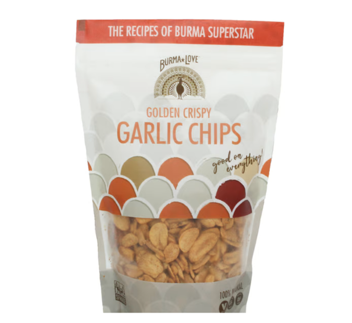 Golden Crispy Garlic Chips
