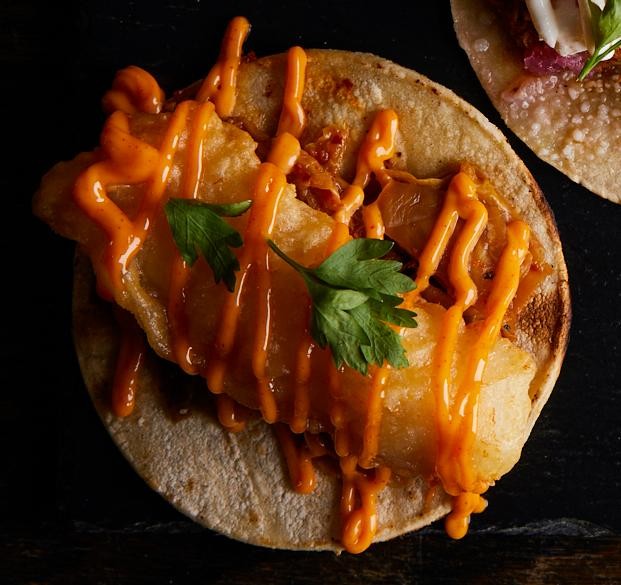 Cod & Kimchi Tacos