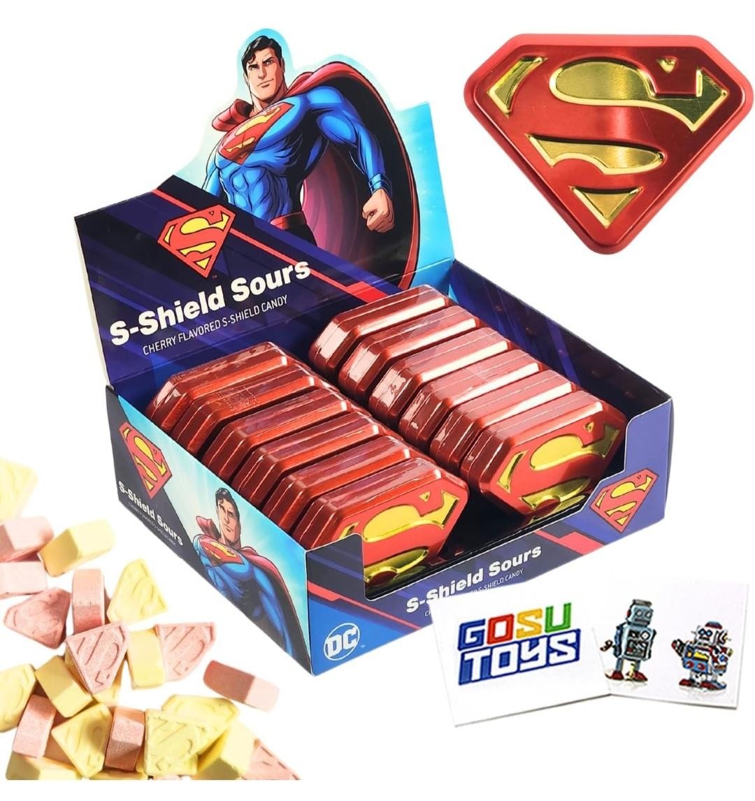 Superman S-Shield Collectible Sour Candy