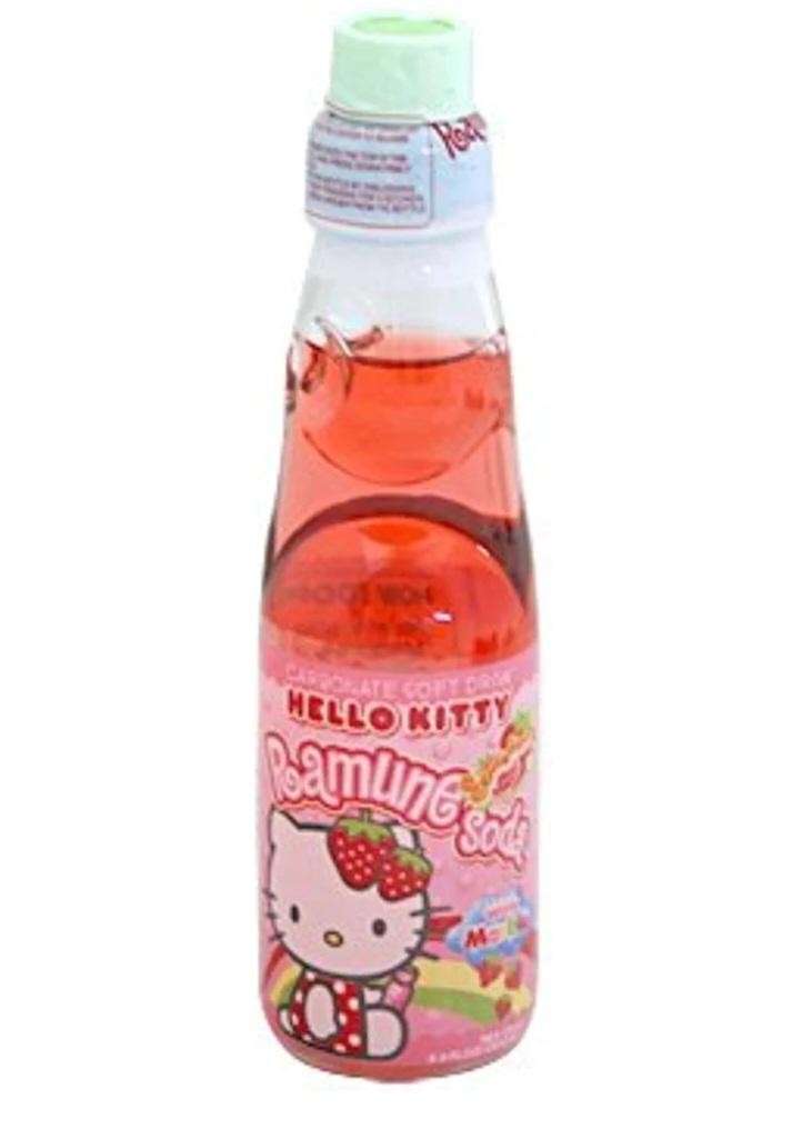 Strawberry Hello Kitty Ramune
