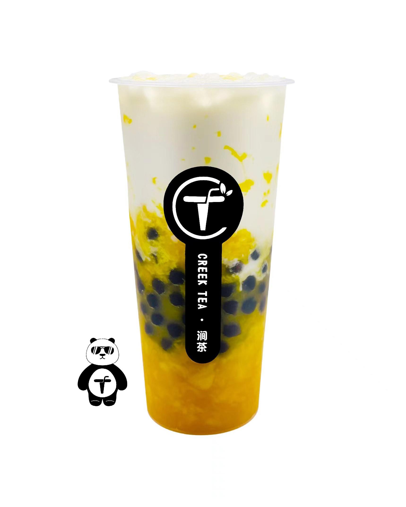 Mango Fresh Milk Brown Sugar Boba