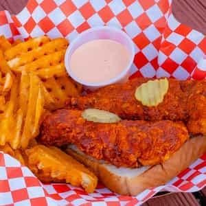 Tender Basket & Waffle Fries