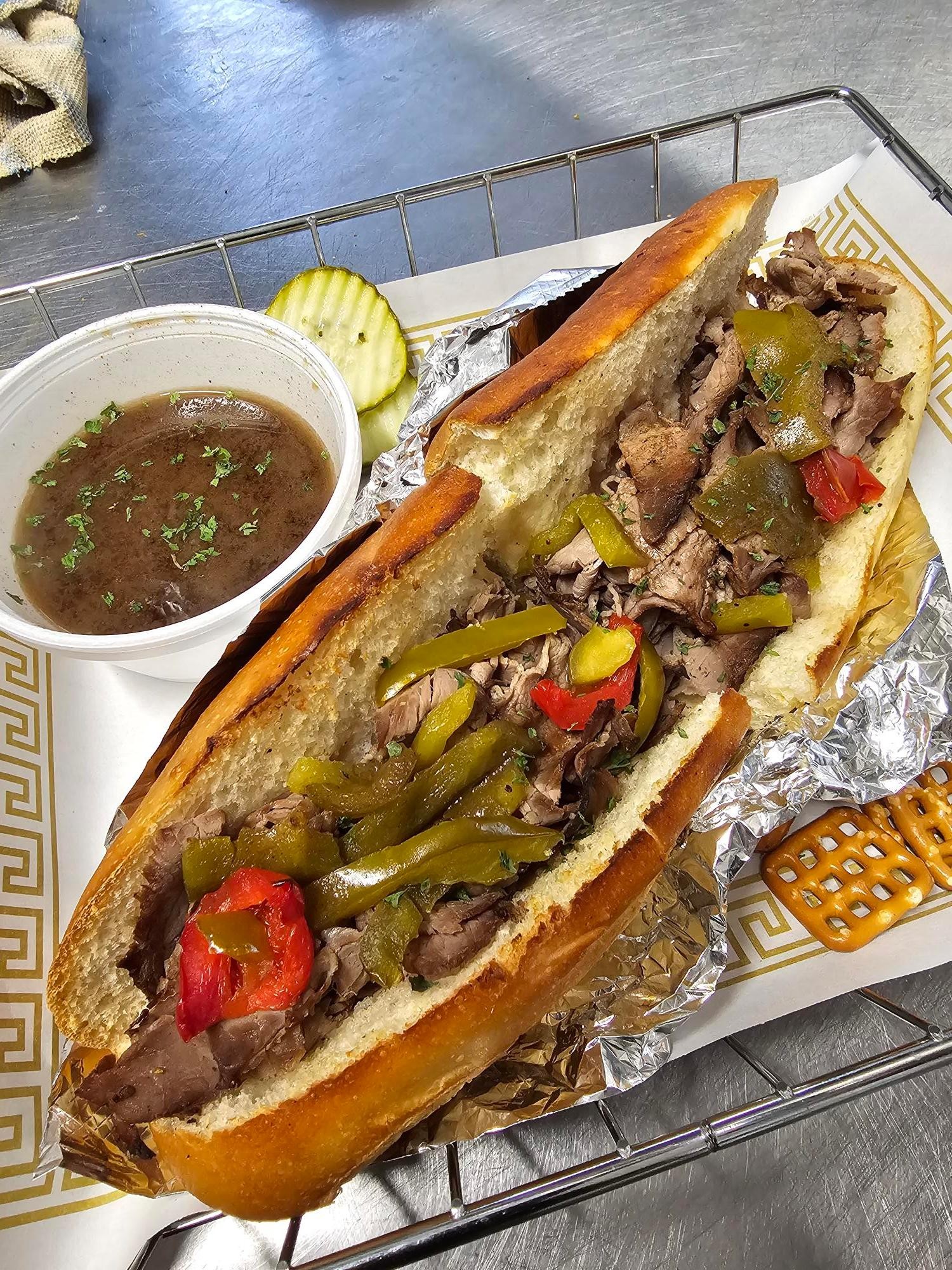 Godfather Driggs Italian Beef and Peppers 12" Grinder