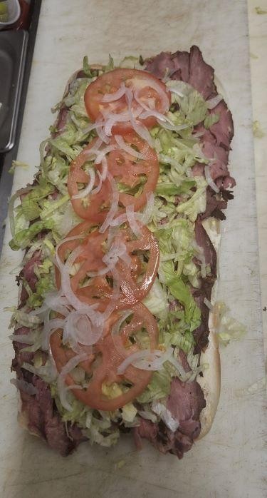 12" Boar's Head Roast Beef & Cheese Hoagie