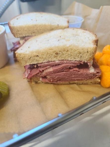 Boar's Head Red Pastrami on Soft Rye w Horseradish Aioli