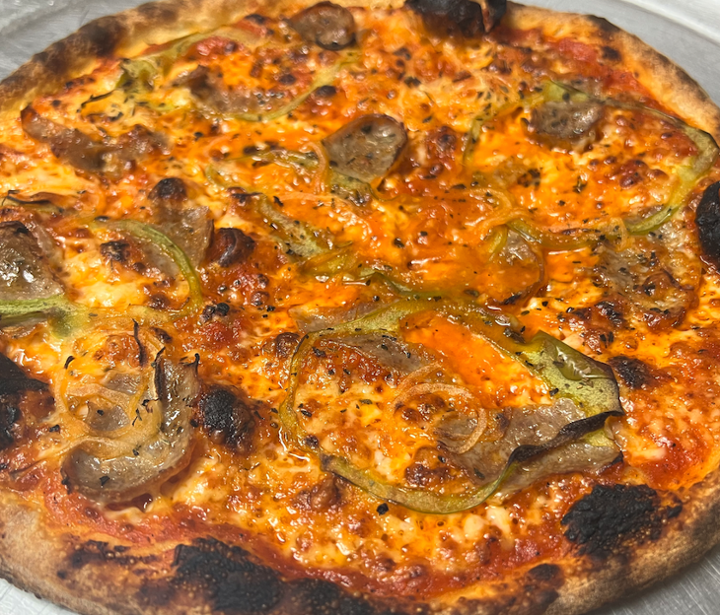 Sausage, Peppers & Onions Bar Pie
