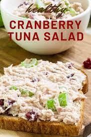 Cranberry Nut Tuna Wrap