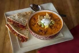 1\2 Cheese Quesadilla And Soup