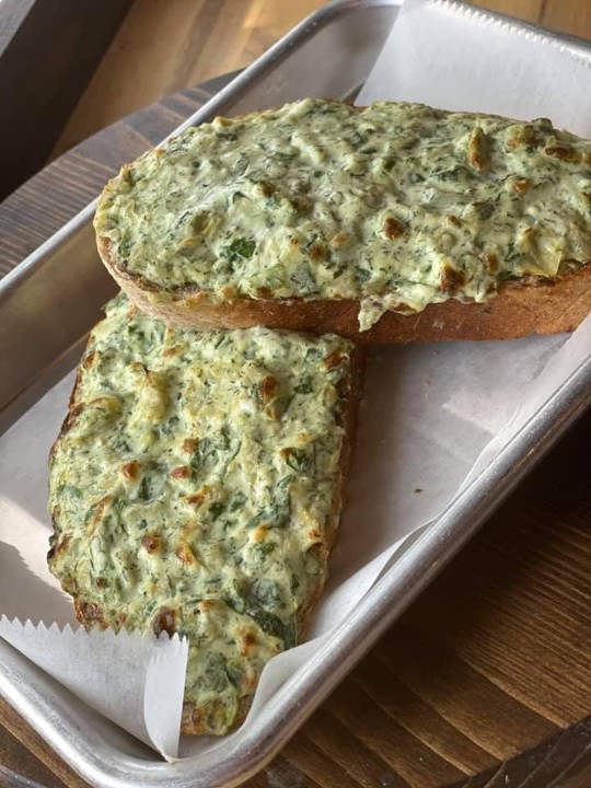 Spinach & Artichoke Toast