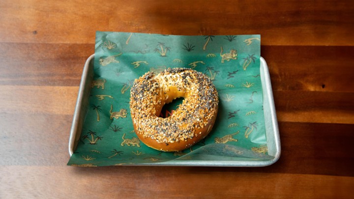 Everything Pretzel Bagel