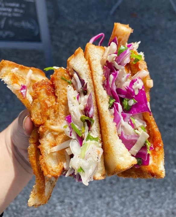 Sweet & Spicy Chicken Katsu Sando