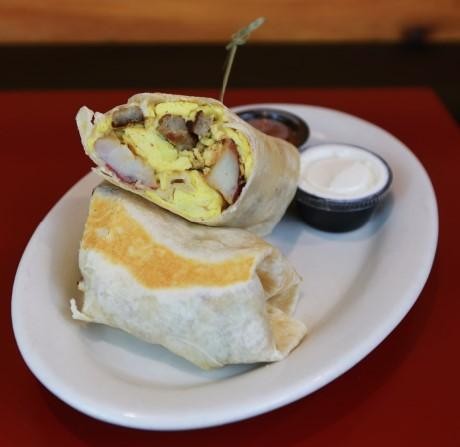 Linguica, Egg and Cheese Burrito - New