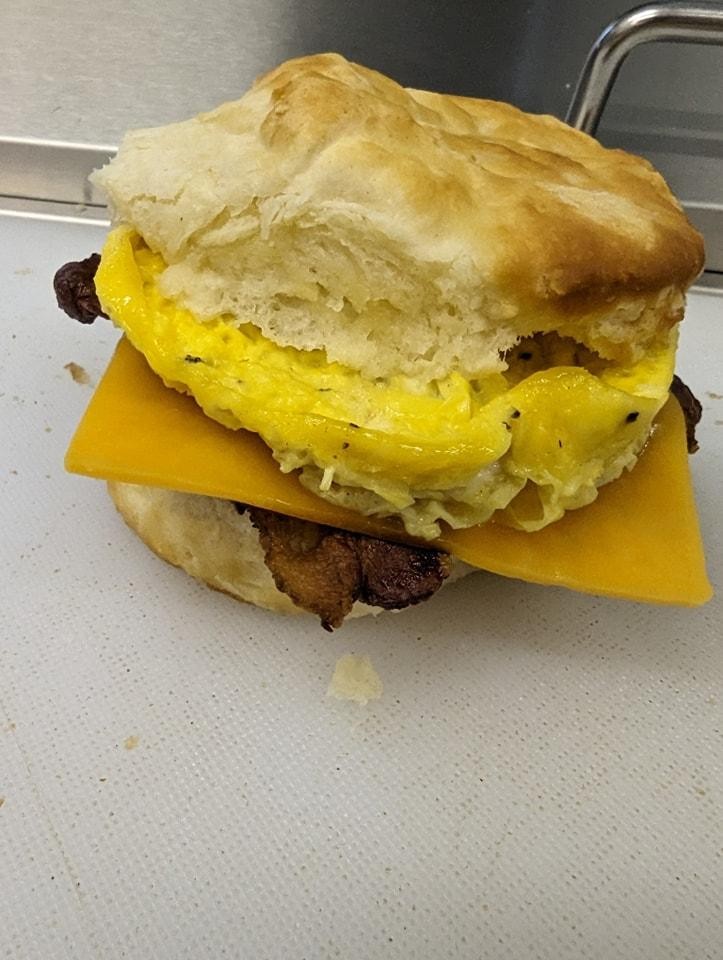 Bacon, Egg, Cheese Biscuit