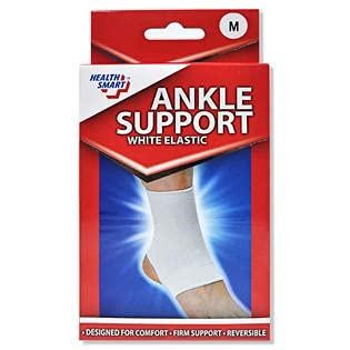 Ankle Support - White Elastic (Large) (1)