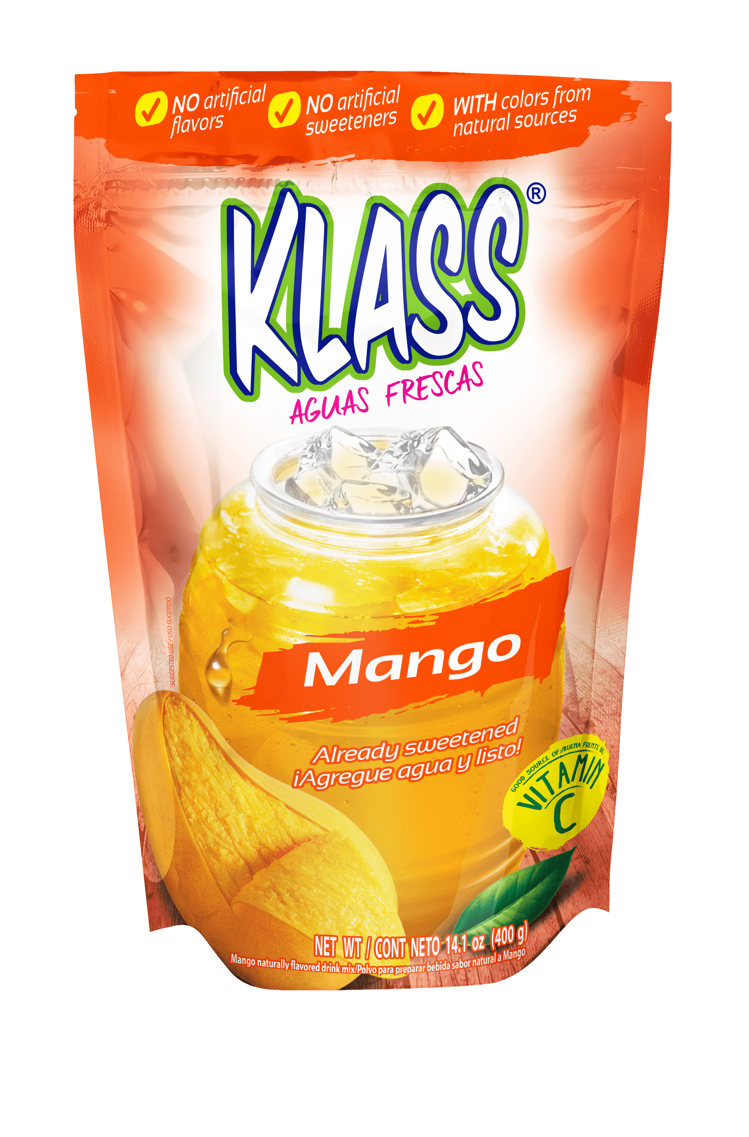Klass Mango Naturally Flavored Drink Mix