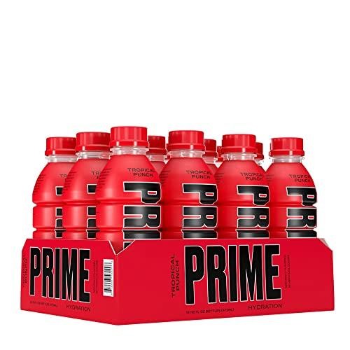 Prime Hydration Drink  Tropical Punch  16.9 Fl Oz  Single Bottle