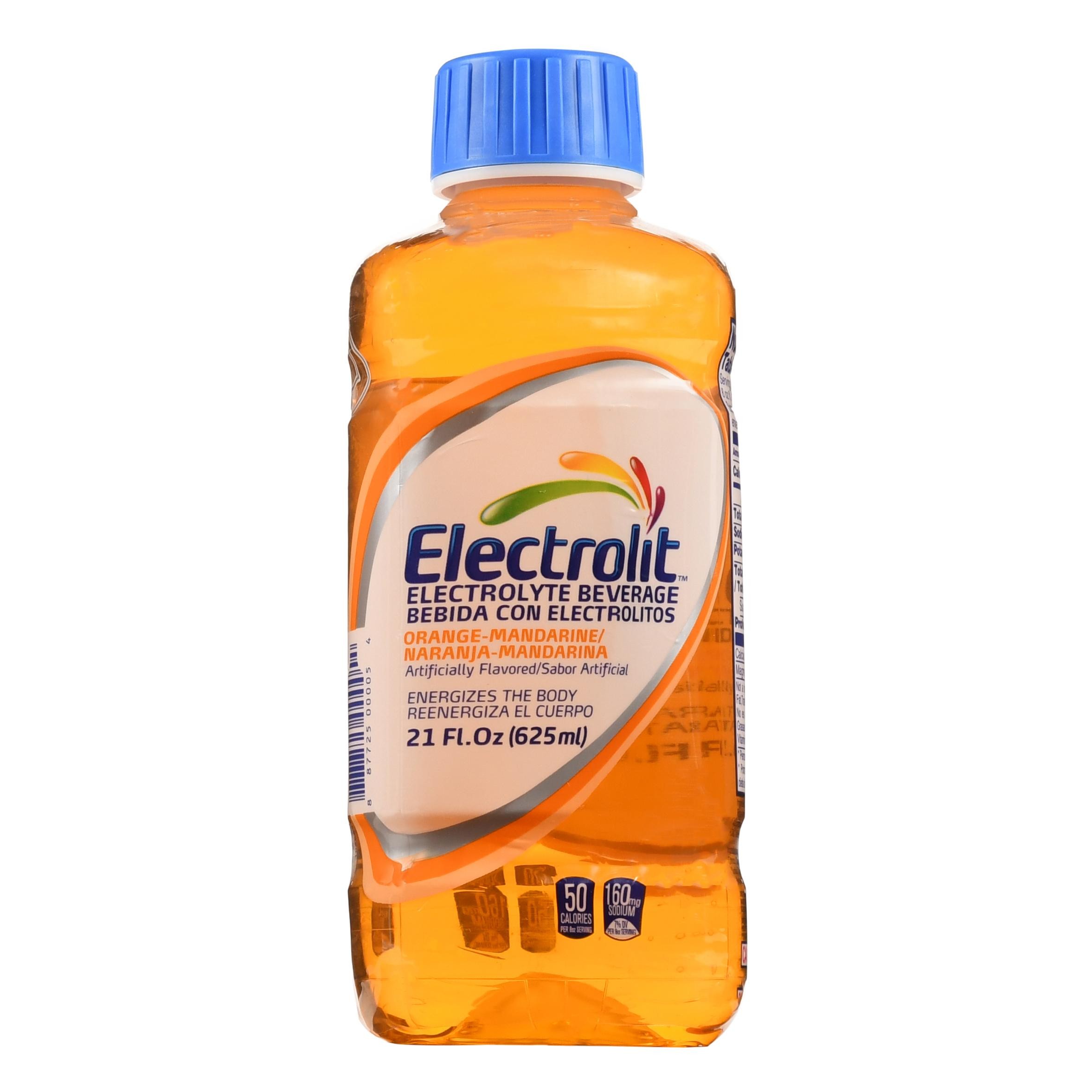 Electrolyte Orange Beverage Hydration  21 Fluid Ounces